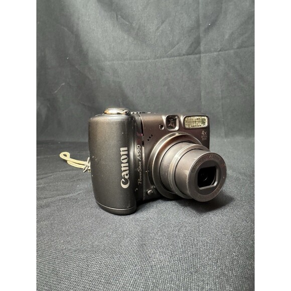 Canon PowerShot A590 IS 8.0MP Digital Camera - Gray Tested Works - Picture 2 of 9